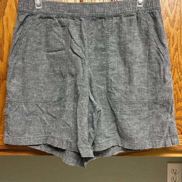 Women’s all bird Huether gray linen blend shorts size medium - Picture 3 of 5